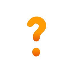 A bouncing question mark